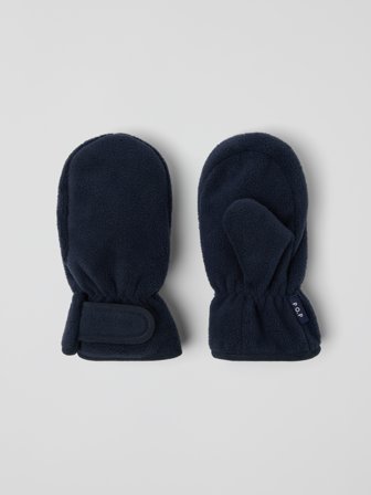 Windfleece-Fäustlinge - 0 - kinderbekleidung - blue - Polarn O. Pyret