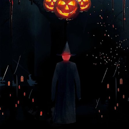 Lysende Hekser Halloween Dekor Med LED Lys Hage Hage 1 Heks-farge1 Heks