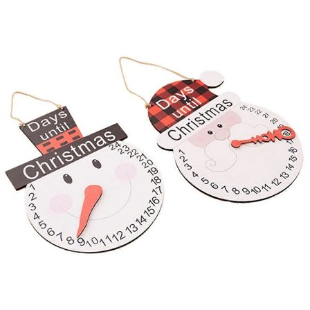 Puinen Joulupukki-Joulukalenteri, Joulu-Malliston Koristeellinen Uudelleenkäytettävä Puinen Joulun Odotuskalenteri