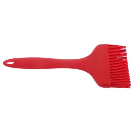 Silikone Bagepensel til Bagning, Grilning og Madlavning, Varmebestandig, Bredt Børstehoved, Let at Rengøre