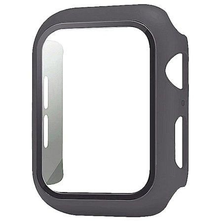 Härdat glas + skal för Apple Watch 10 46mm 42mm Ultra 2 49mm skärmskydd iWatch 9 8 7 6 5 SE 45mm 41mm 44/40mm skal