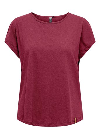 Onpaub-Jyx Life On Ss Bat Loose Jrs Tee Burgundy Only Play