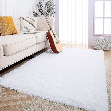 Tflycq Soft Fluffy Area Mattor För Sovrum Barnrum Plysch Shaggy Nursery Matta Furry Throw Mattor För Pojkar Flickor, College Sovsal Fuzzy Mattor 