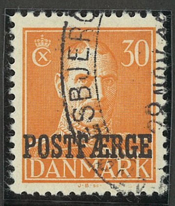 Danmark - Postfærgemærke AFA 29 - Stemplet