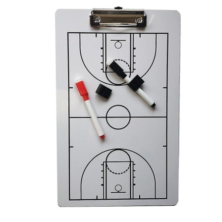 Coach Board Whiteboard Dubbelsidig Design Strategi Whiteboard för Basket