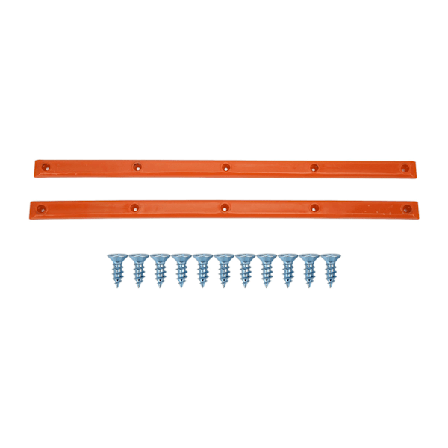 Rib Bones Rails Sliteskinner Slitsterke Holdbare Fleksible Blankt Utseende Longboard Rails Ribs BonesOrange
