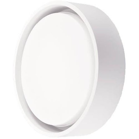 SG Armaturen Frame Round Væglampe 7 W, hvid, 3000 K, Belysning