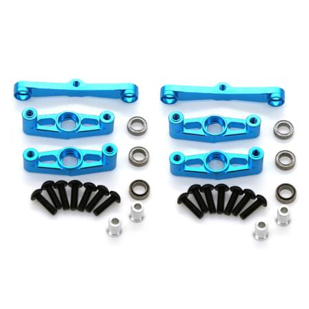 2x Metallstyringssett med Lager for TT02 -02 1/10 RC Bil Oppgraderingsdeler