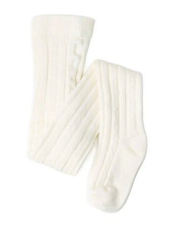 Lindex Tights Sg H Cables - White - 92