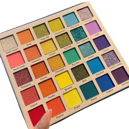 IC 1. luokan 30-värinen silmäluomiväripaletti Eurooppalainen ja amerikkalainen lavan meikkitaiteilija helposti värjättävissä