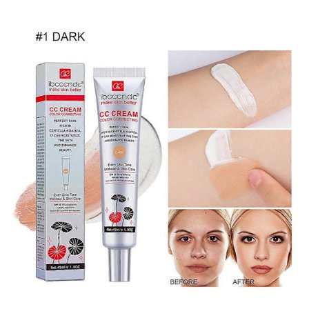 CC Creme med Centella Asiatica farvekorrigerende CC Creme Letvægts Hud