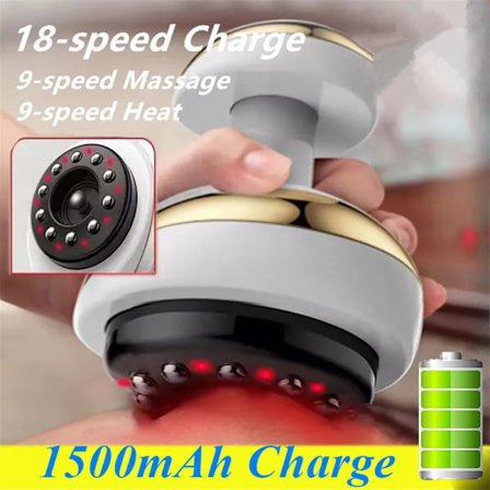 Elektrisk massageapparat 1500mAh kroppsmassage Eletric muskelmassage för kropp Guasha cellulitmassage ryggmassage fotmassage