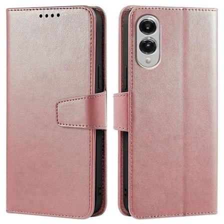 Samsung Galaxy S25 Edge Cover with Card slots - Rose gold