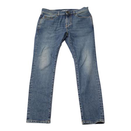 Saint Laurent Vintage pre-owned Stonewashed Jeans in Denim Blå, Herre