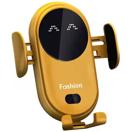 Smart Bil Trådløs Lader Telefonholder Auto-sensing Mobiltelefon Billader Holder Qi 10W Hurtiglading