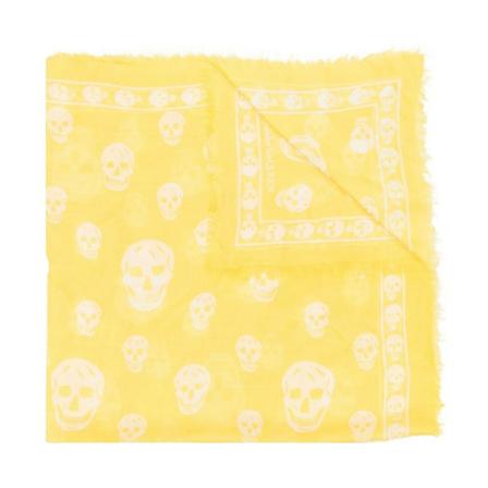 Alexander Mcqueen - Sjalar - Gul - Dam - Storlek: One Size, Dam, Storlek: ONE SIZE