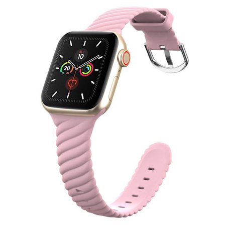 Ribbat Apple Watch Silikonin rannekoru 42/44/45 PINK