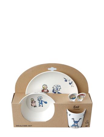 Emil Tabelware 5 Pcs Set Home Meal Time Dinner Sets Multi/mönstrad Pippi Langstrømpe