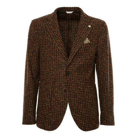 Manuel Ritz Formal Blazers Brun, Herre Jakkesæt Blazer