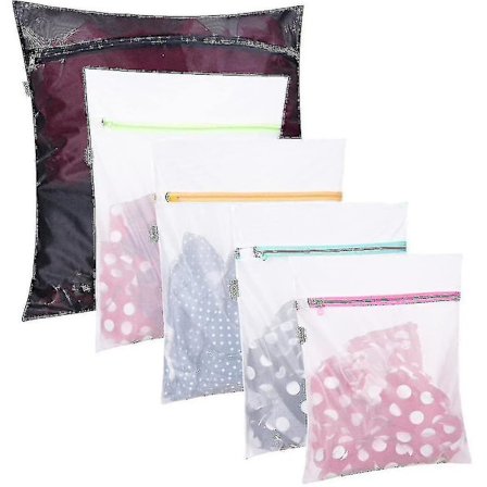 Vasknett 5 stk Vaskpose Med Glidelås For Vaskemaskin