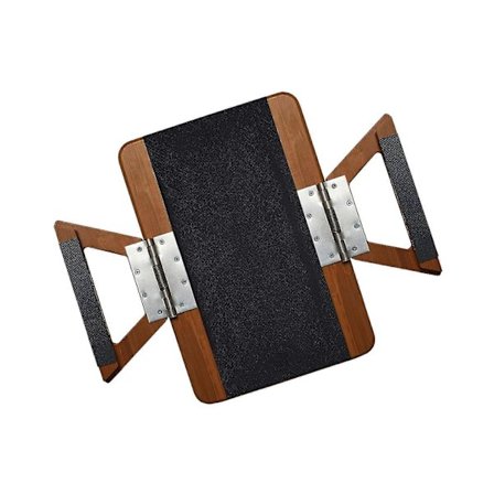 Soffa Armlenbrett 1x Bærbart Bord TV-bord For Frokost TY (FMY) Dyp Brun