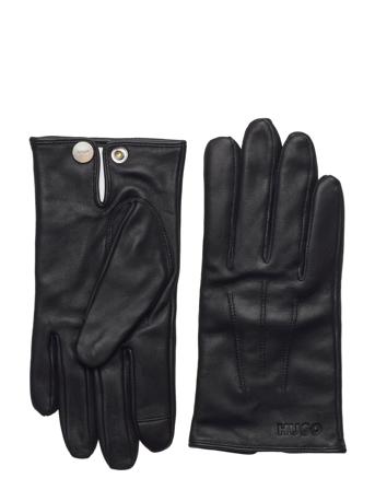 Jaan Accessories Gloves Finger Gloves Svart HUGO*Betinget Tilbud
