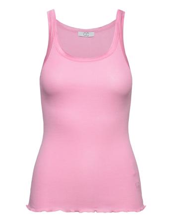 Cc Heart Silk Camisole Coster Copenhagen Pink
