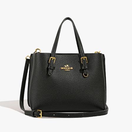 Stor handväska för kvinnor 2024 axelväska liten fyrkantig väska högkvalitativ all-match crossbody väska Black