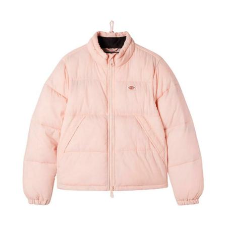 Dickies Down Jakke Pink, Dame