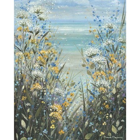 Diane Demirci Coastal Breeze I Canvas Print 50cm x 40cm Blå/Gul/Vit
