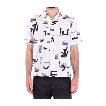 Neil Barrett, Shirt Wit, Heren, Maat:M