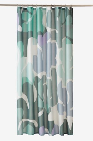 Jotex - Dusjforheng Grågrønn/multi - DELORES - Kjøp Dusjforheng hos Jotex