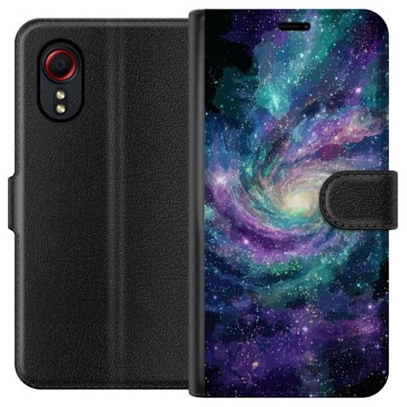 Kompatibel Tegnebogsetui til Samsung Galaxy Xcover 5 Dekorativ orientalsk lanterne med halvmåne og stjerner i varmt gyldent nattelys