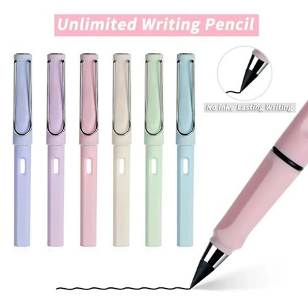 1st Eternal Pencil Obegränsad skrivning utan bläck Penna Pennor för att skriva Konst skiss Brevpapper Kawaii Pen Skolmaterial
