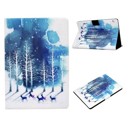 Lenovo Tab M10 kuviotulostus nahkakotelo - Forest Ja Hirvi