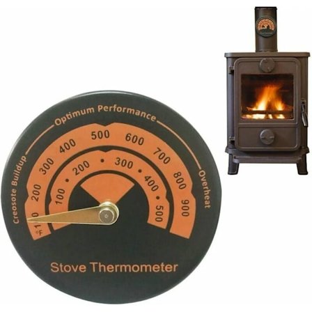 Magnetisk spis termometer, termometer för vedspis, hemmamätning, skorstensrörsmätare, ugns termometer