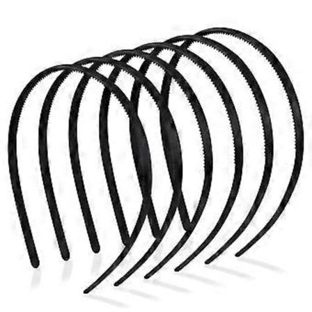 6-pak Luksuriøse Fest Hårbånd, Justerbare Halloween Hårbånd, Unisex Hovedbeklædning til Forskellige Frisurer - 6 matsorte