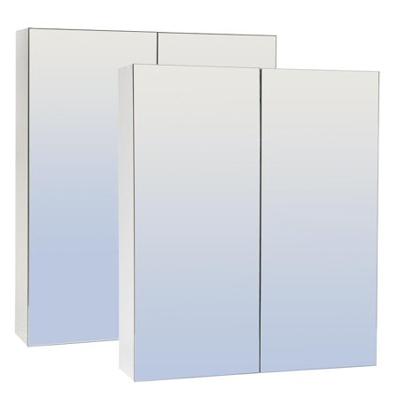 Skånebeslag Skåform 6 Mirro Baderomsskap 550 x 650 x 140 mm Svart forkant, Baderom