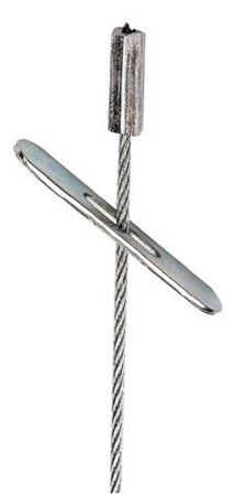 Gripple HF210SPEXP Ripustusvaijeri 45 kg, lukolla 10 m x 2 mm, 10 kpl, Asennustuotteet