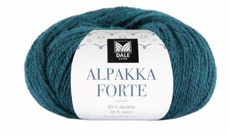Dale Garn Alpakka Forte Petrol-Melert 723, 50g