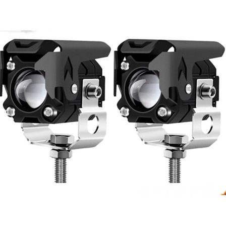 2 stk mini kjørelys sett versjon 2 kompatibel motorsykkel LED tåkelys 80W