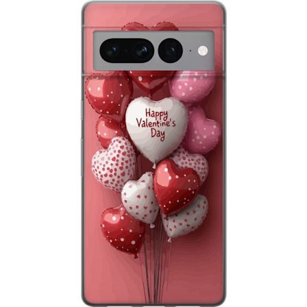 Yhteensopiva Puhelinkuori Google Google Pixel 7 Pro Ystävänpäivän ilmapallot