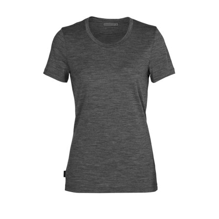 Icebreaker Women's Merino Tech Lite II Short Sleeve T-Shirt Women short-sleeved sweaters Grey L