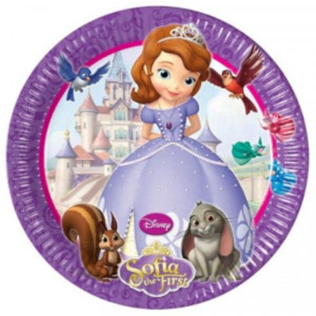 Papptallrikar Sofia den första