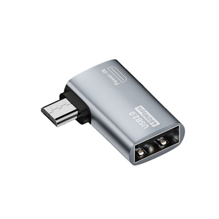 Micro USB Han til USB Hun OTG Adapter USB Adaptere Kompatible til Telefoner eller Tablets Som Understøtter Otg Funktion