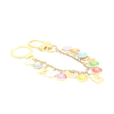Louis Vuitton Vintage, Pre-owned Porte Cles Chainne Pastilles Geel, Dames, Maat:ONE Size