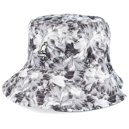 Kangol - Gris bucket Chapeau - Floral Rev Black Floral Bucket @ Hatstore