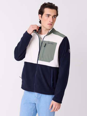 Jean Paul - Charlie fleecejakke - Herre - Blå - Gensere - M