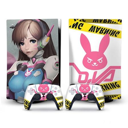 Overwatch s p tarttuva iho - Yhteensopiva PS5:n kanssa - Peite konsolin mukauttamiseen - Irrotettava vinyylikalvo - HD-laatu (Levy, OW) sjx