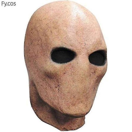 Smile No Face Man Latex Maske Fullt Hode Horror Ansiktsløs Forkledning Cosplay Skummel Alien Hjelm Halloween Kostyme Maske For Menn A